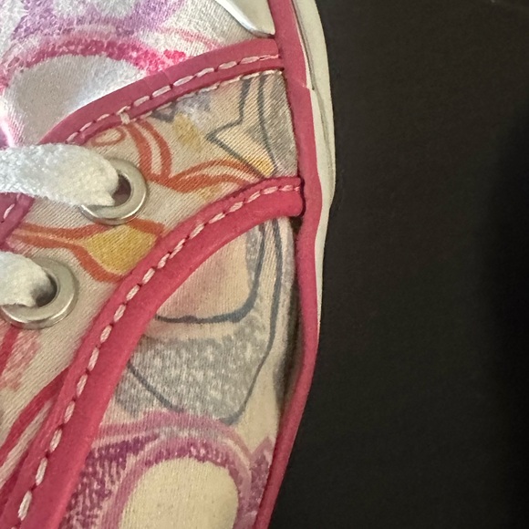Coach Pink and White Women Sneakers - Picture 11 of 11